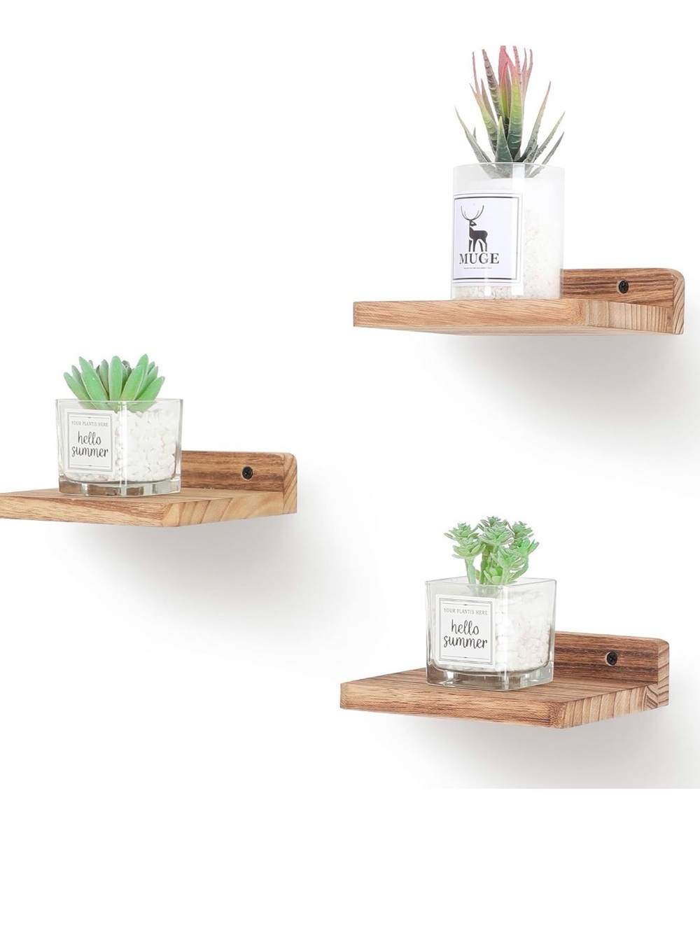 Amazon wooden Mini Rack Wall Shelf